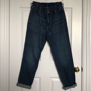 Hollister ultra high rise blue mom jeans size 27